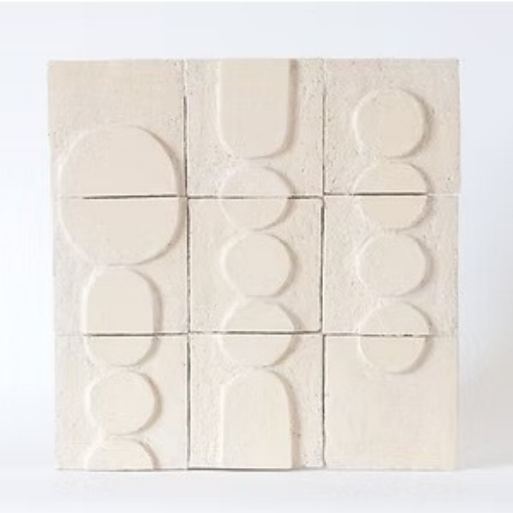 WALL PIECE RELIEF N°10 TEXTURED SAND
