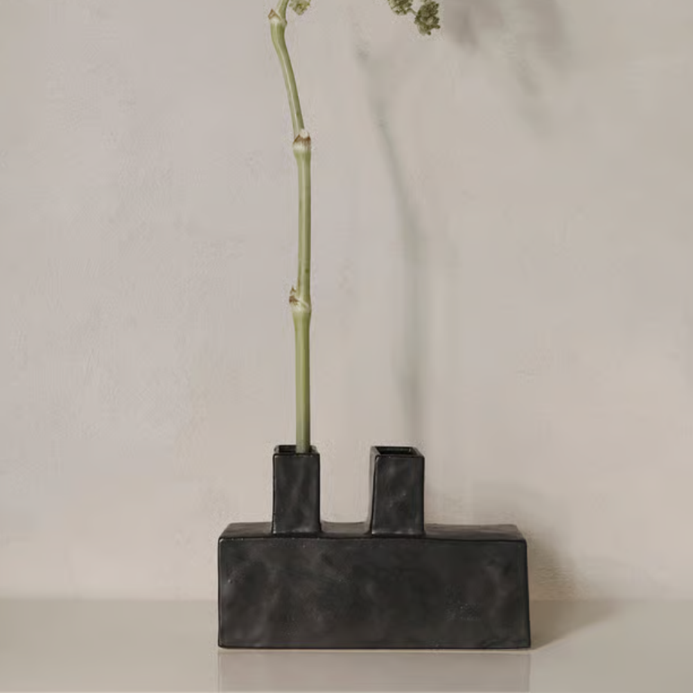 koa Vase H17 Black