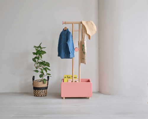 シンプルなデザインでお部屋にさっと馴染む