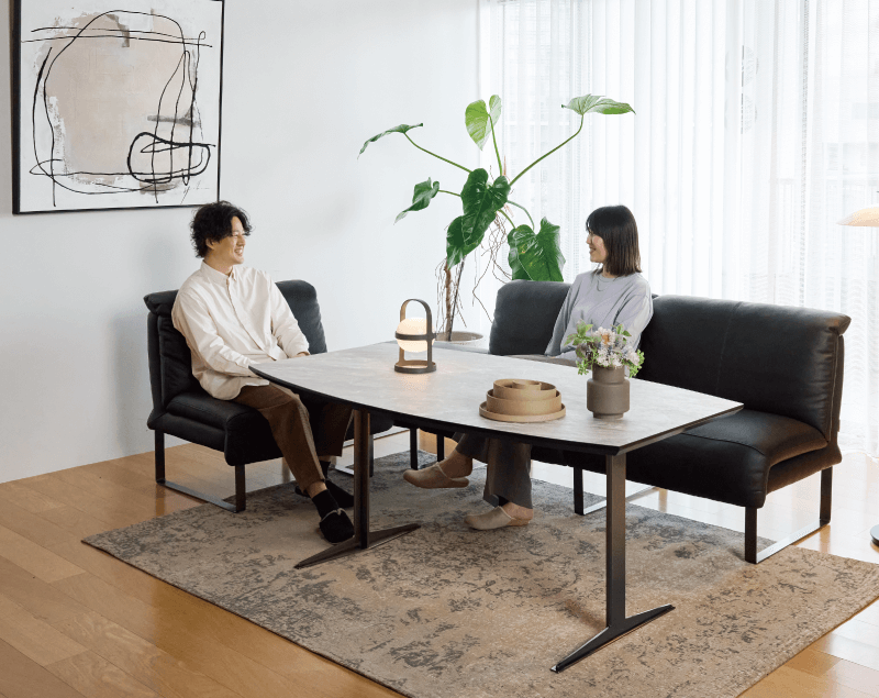 ダイニングで過ごす時間が長い方のイメージ